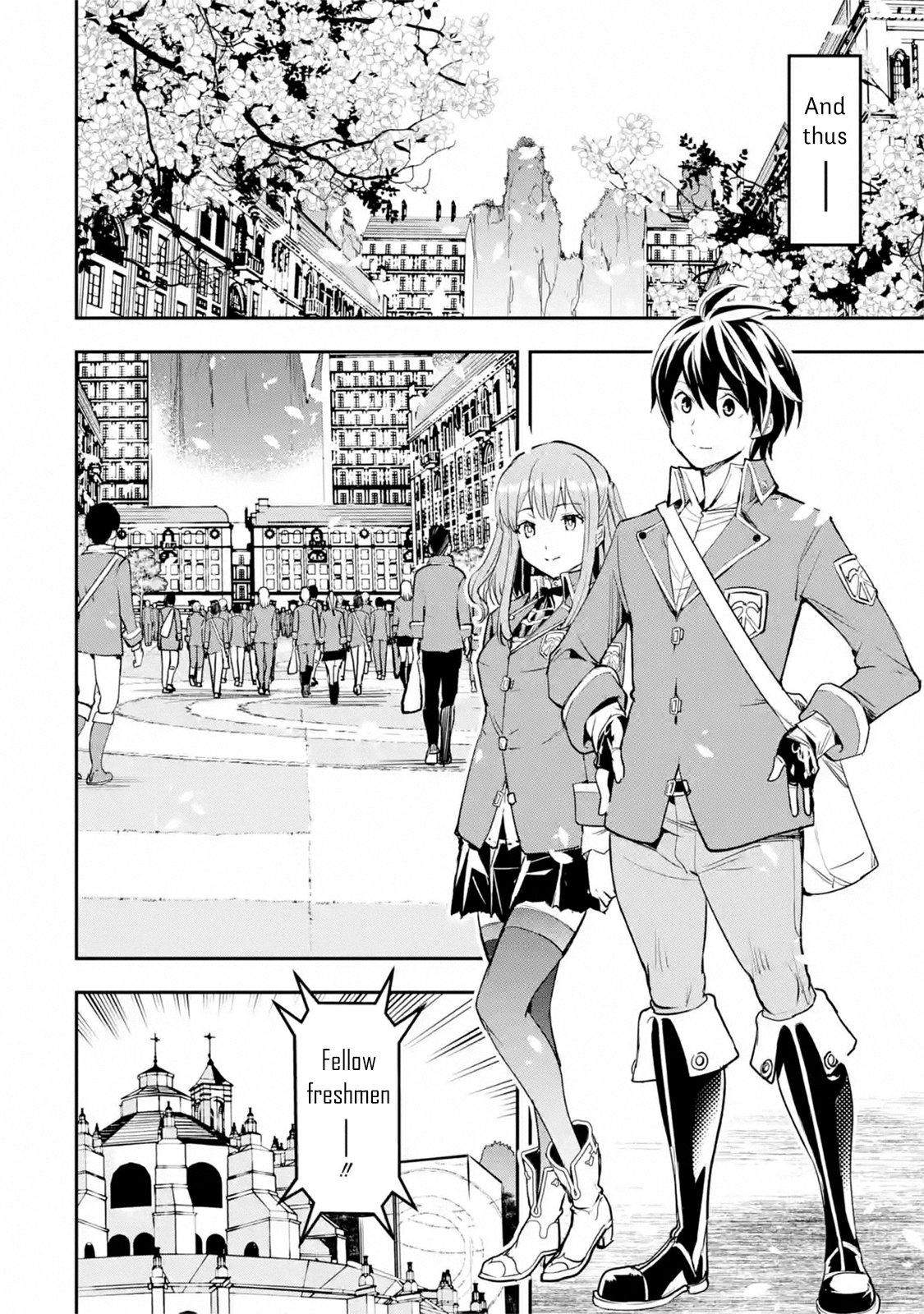 Rakudai Kenja no Gakuin Musou Chapter 8.1 6